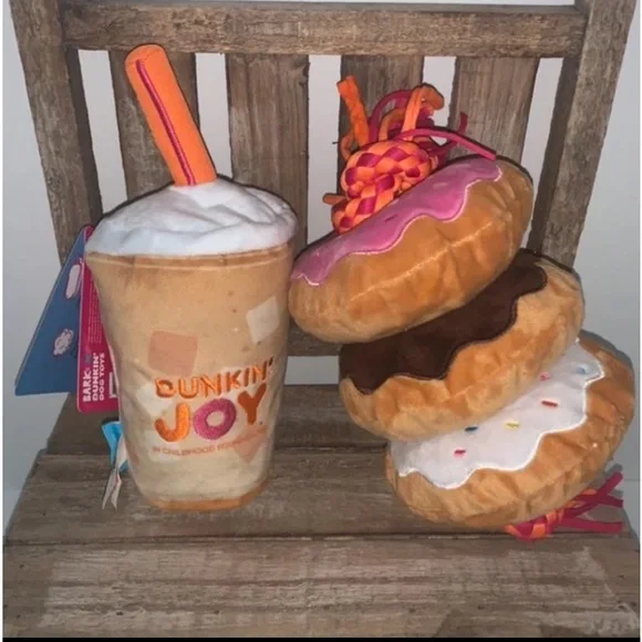 Dunkin Donuts Dog Toy Set - Picture 1 of 1